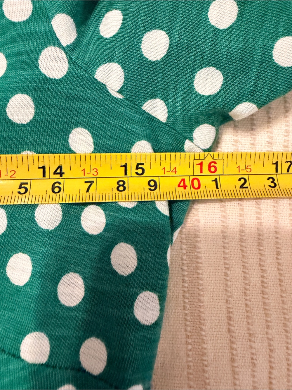 Boden Green Polka Dot Fit & Flare Dress Size 4 - Picture 6 of 9